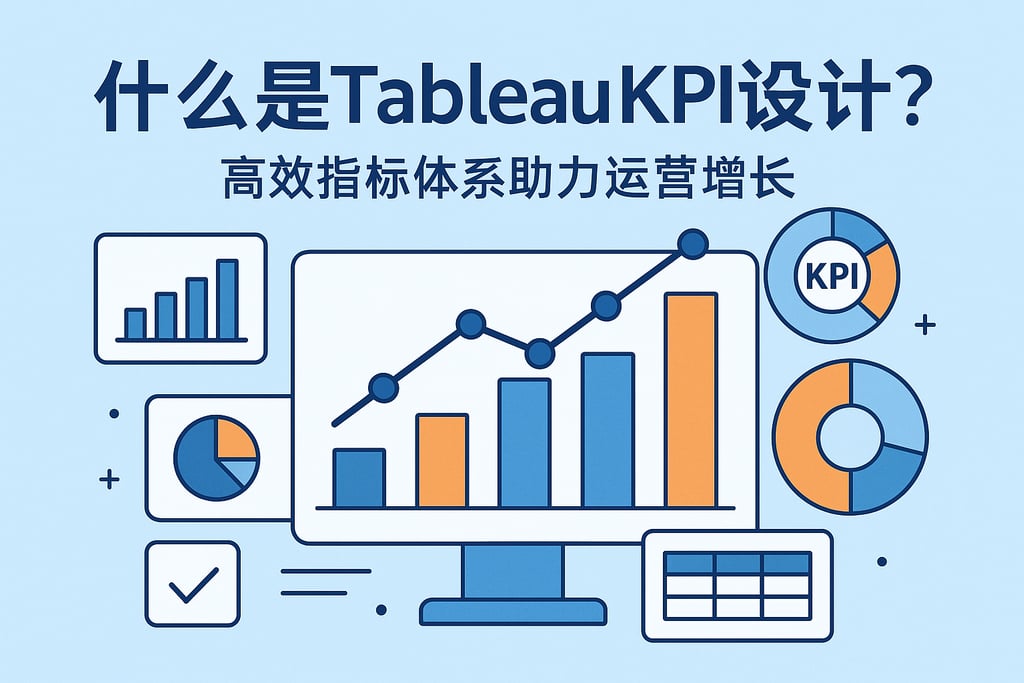 什么是Tableau KPI设计？高效指标体系助力运营增长